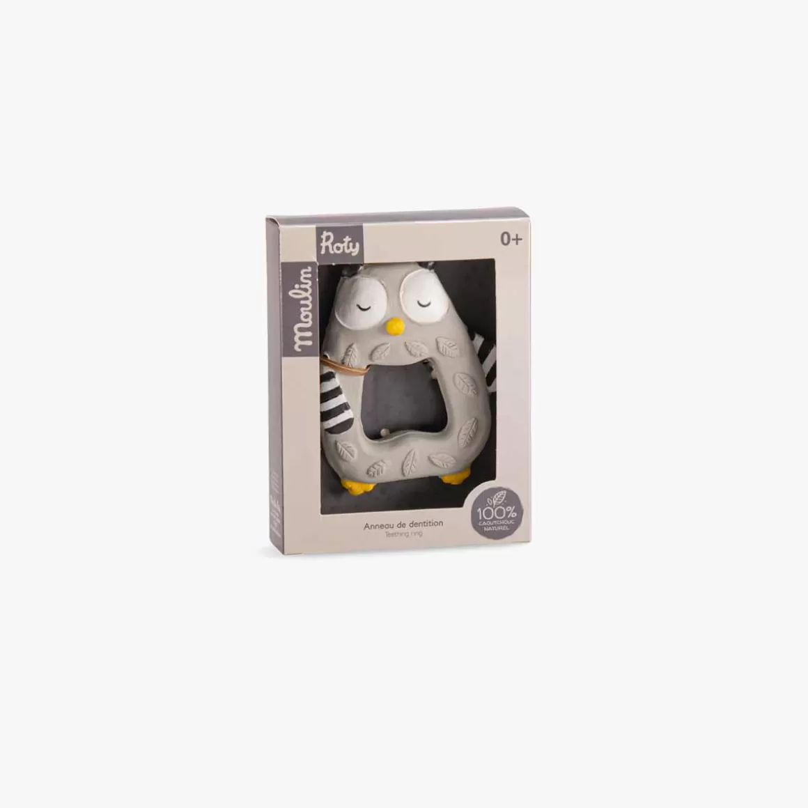 Moulin Roty Anneau de dentition caoutchouc hibou Sale