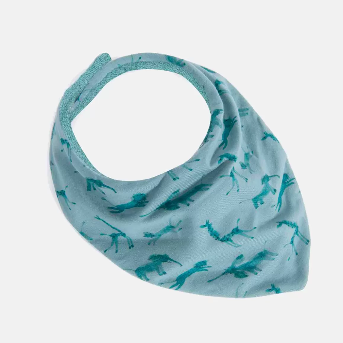 Moulin Roty Bavoir bandana bleu Flash Sale