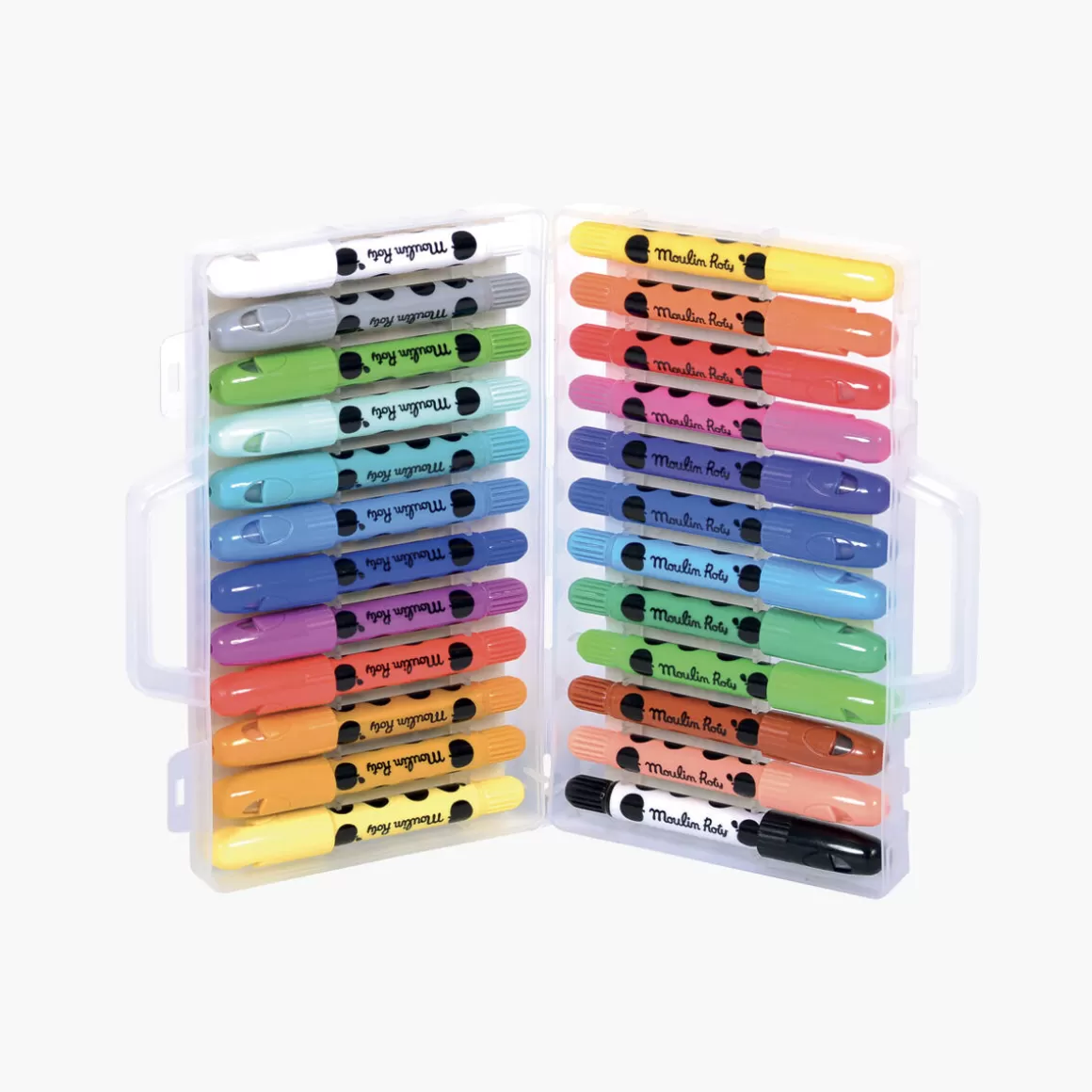 Moulin Roty Bou00eete de 24 crayons de cire Sale