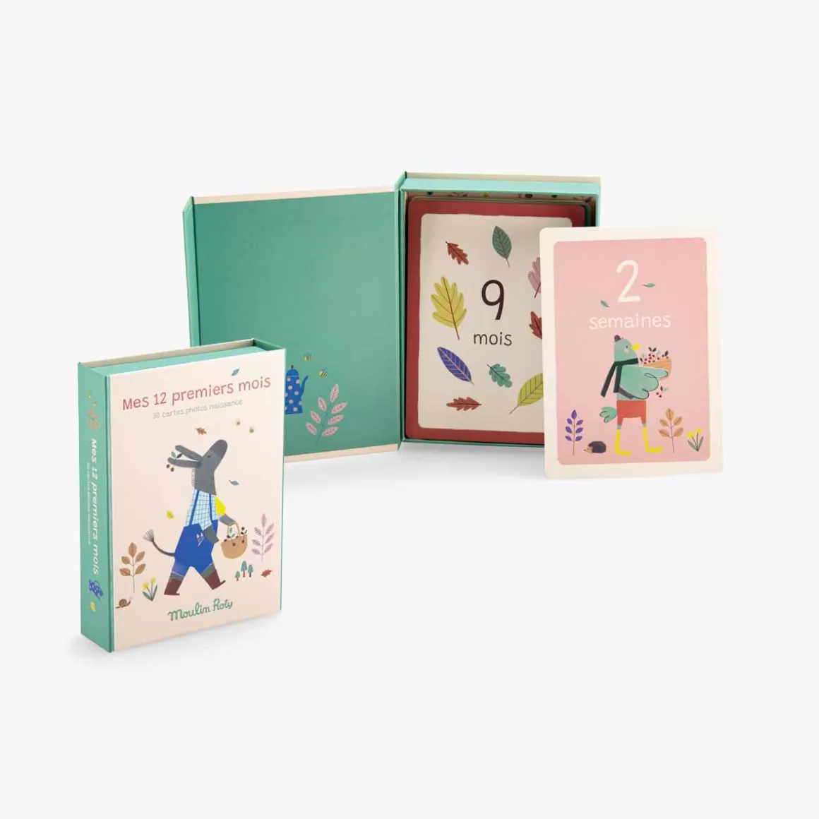 Moulin Roty Cartes mes 12 premiers mois (30 cartes) Outlet