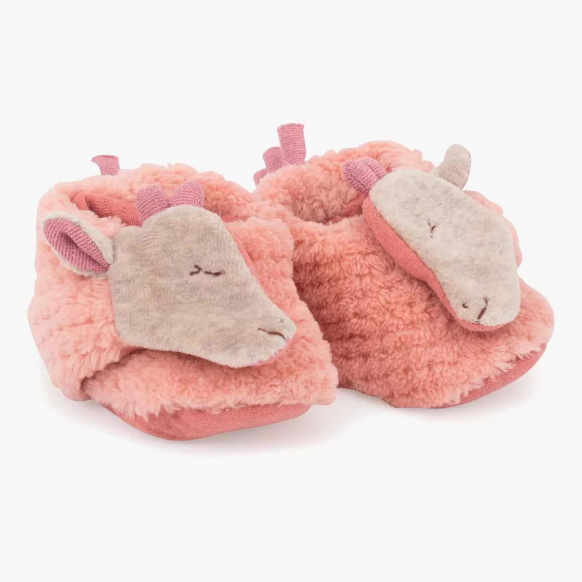 Moulin Roty Chaussons bu00e9bu00e9 Girafe Fashion