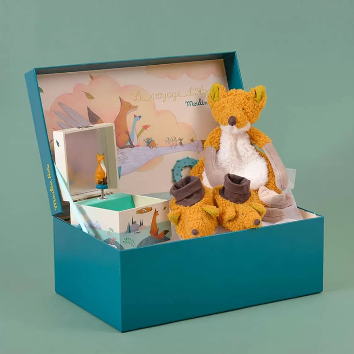 Moulin Roty Coffret cadeau naissance renard Shop