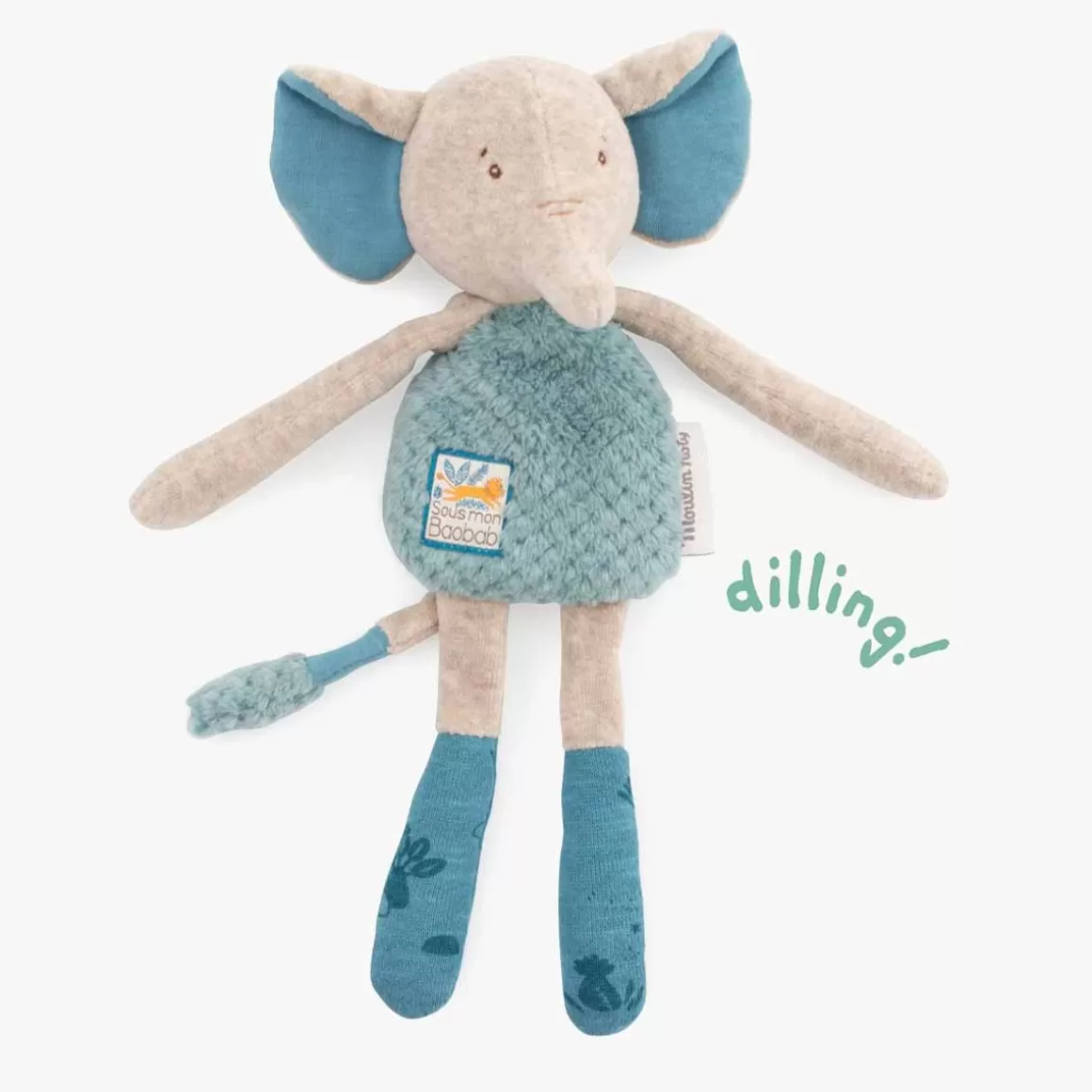 Moulin Roty Coffret cadeau naissance veilleuse Elu00e9phant Outlet