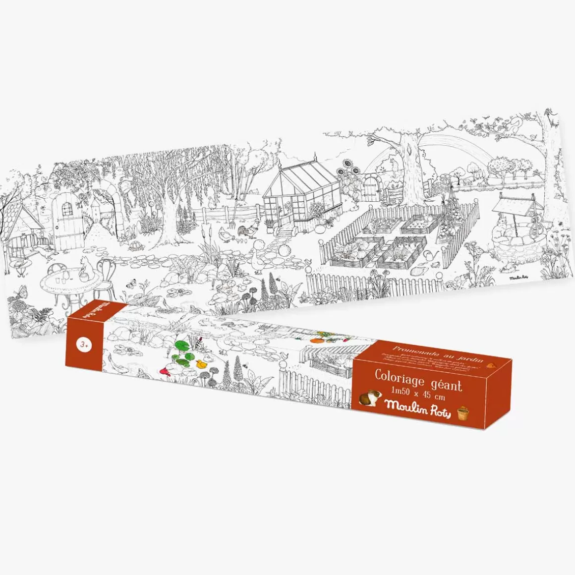 Moulin Roty Coloriage gu00e9ant Le jardinier New