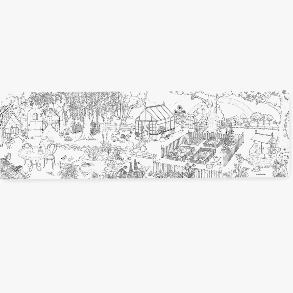 Moulin Roty Coloriage gu00e9ant Le jardinier New