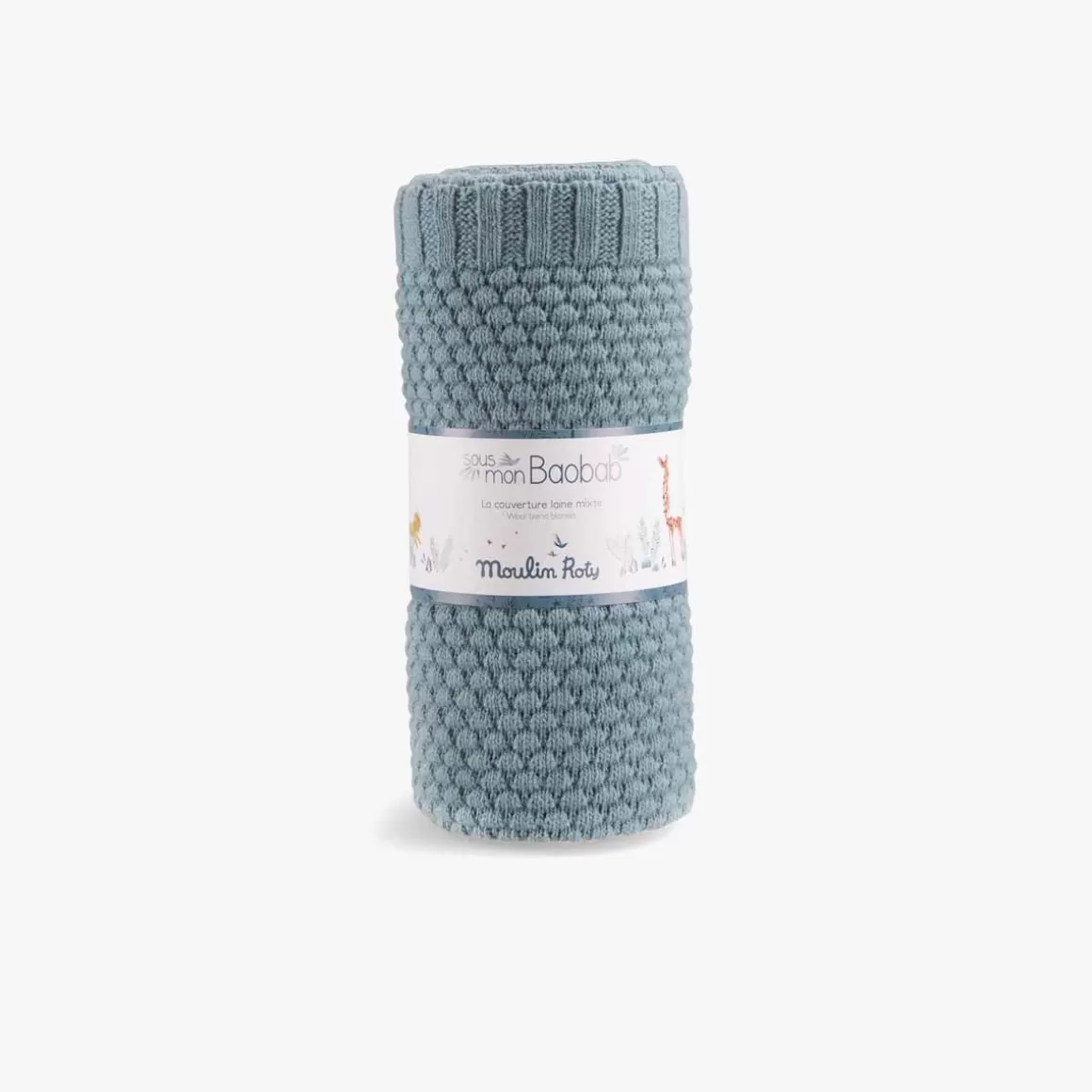 Moulin Roty Couverture laine mixte Discount