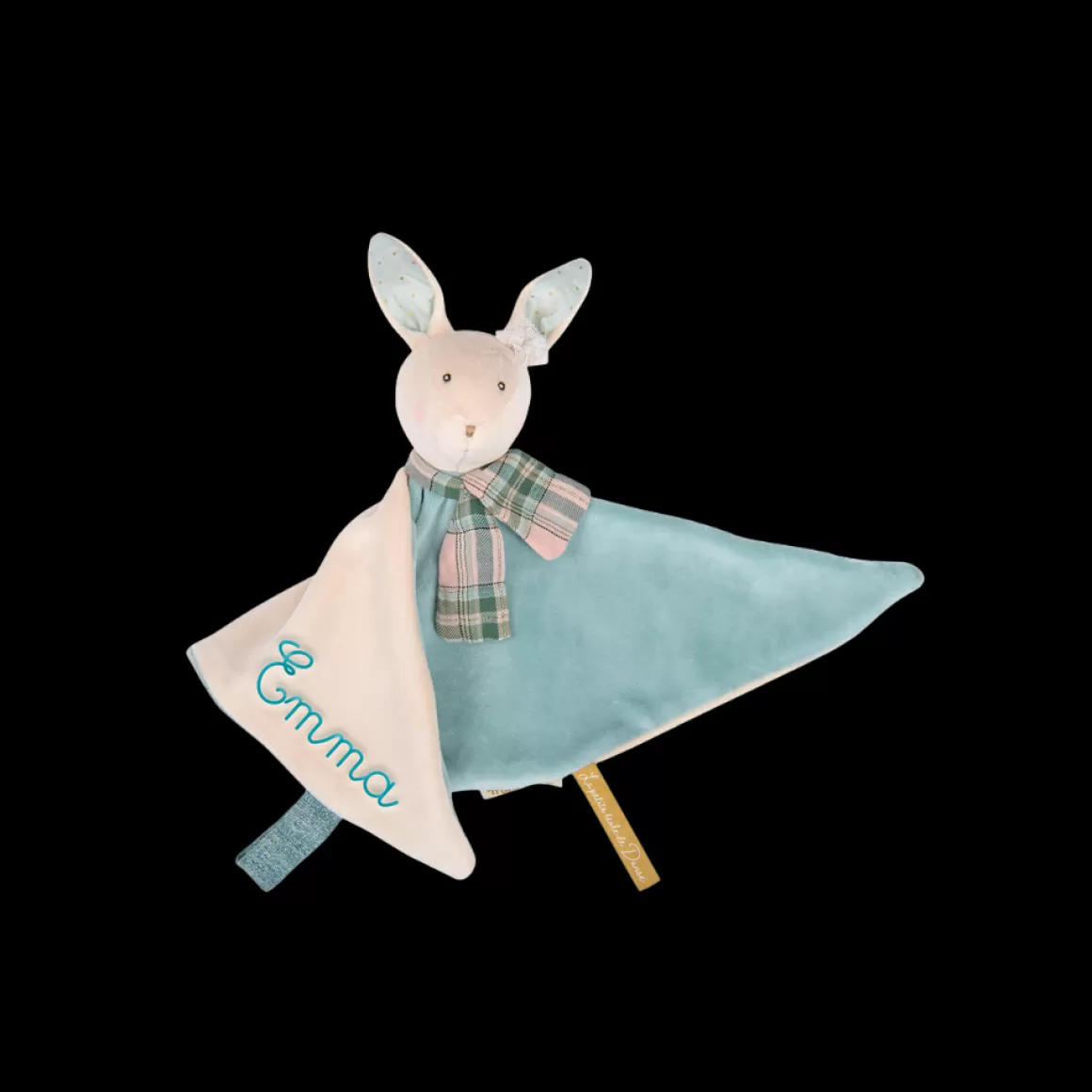 Moulin Roty Doudou attache-tu00e9tine lapin bleu Best Sale