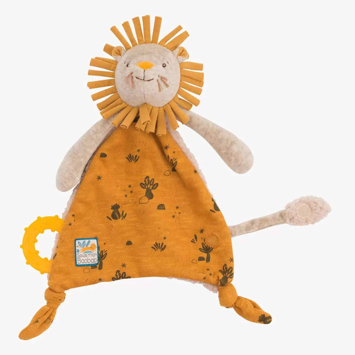 Moulin Roty Doudou attache-tu00e9tine u00e0 broder Lion Online