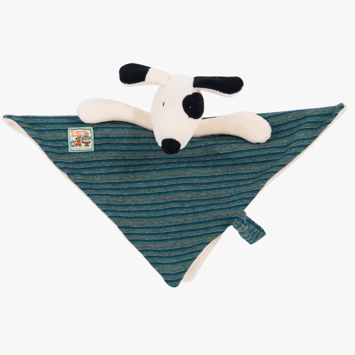 Moulin Roty Doudou bleu Julius le chien Discount