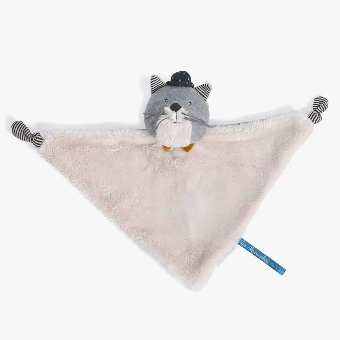 Moulin Roty Doudou u00e0 broder chat gris clair Fernand Cheap