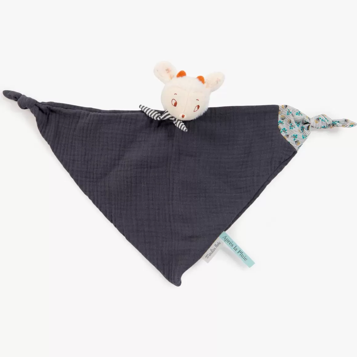 Moulin Roty Doudou u00e0 broder mouton gris Hot