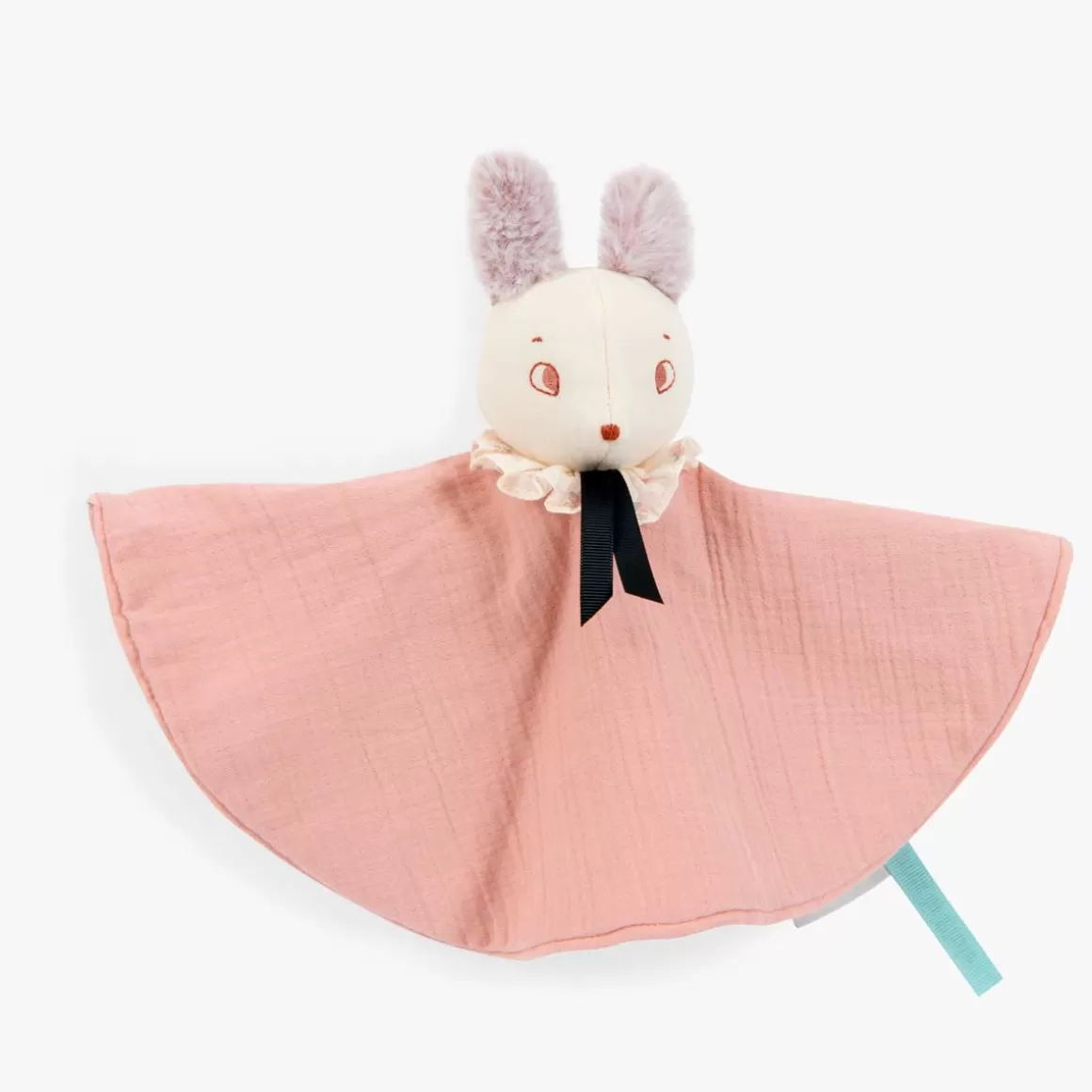 Moulin Roty Doudou u00e0 broder souris rose Cheap