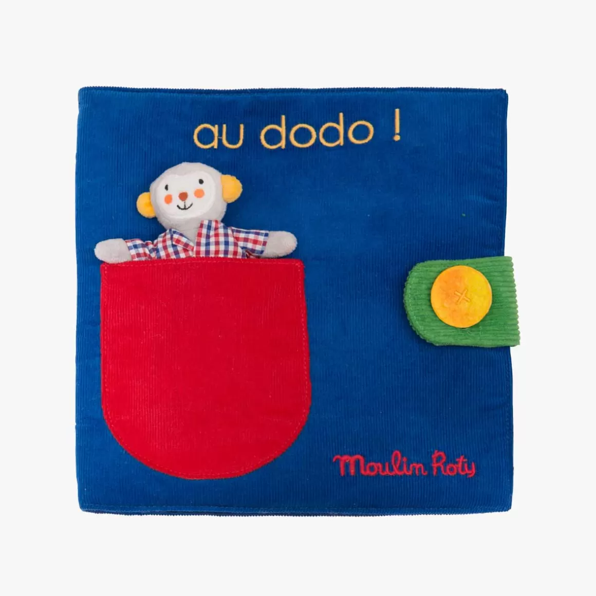 Moulin Roty Livre tissu Ma journu00e9e New