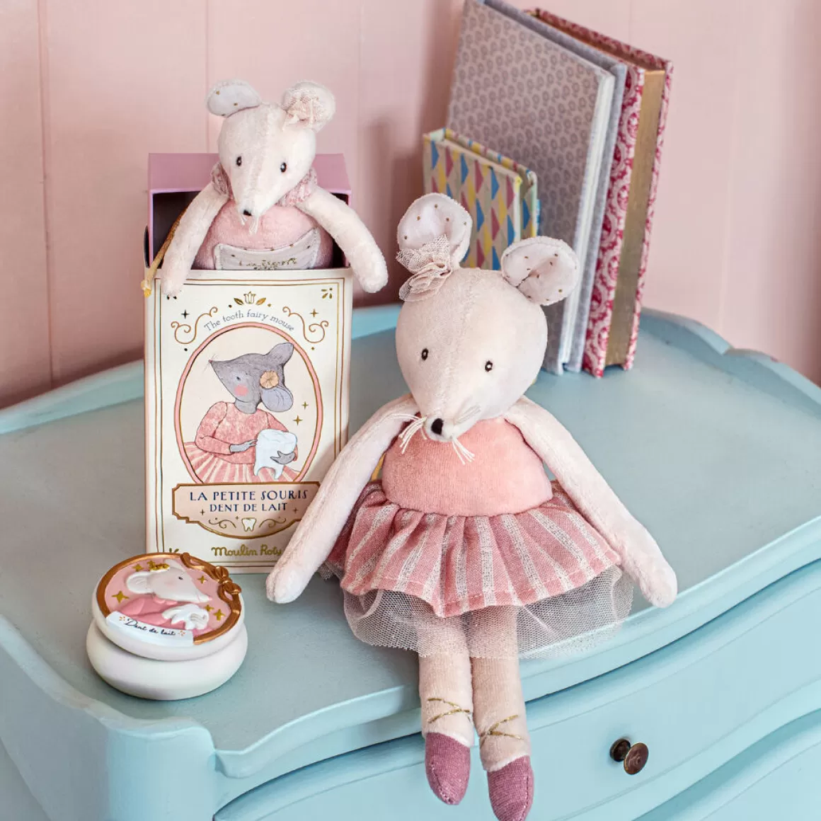 Moulin Roty Peluche souris dent de lait Store