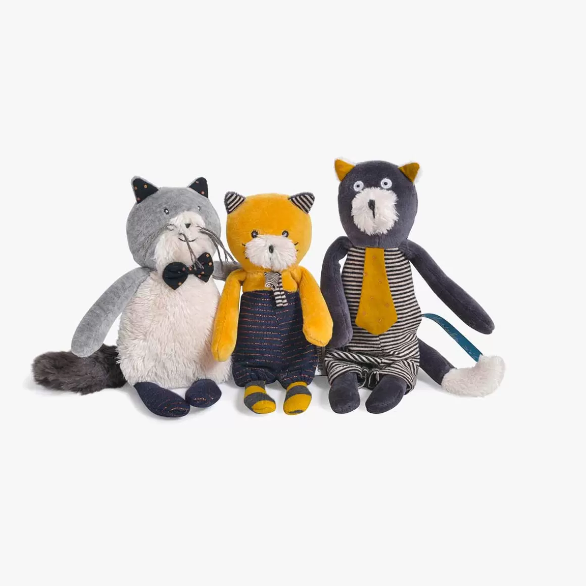 Moulin Roty Petite peluche chat gris Alphonse Best