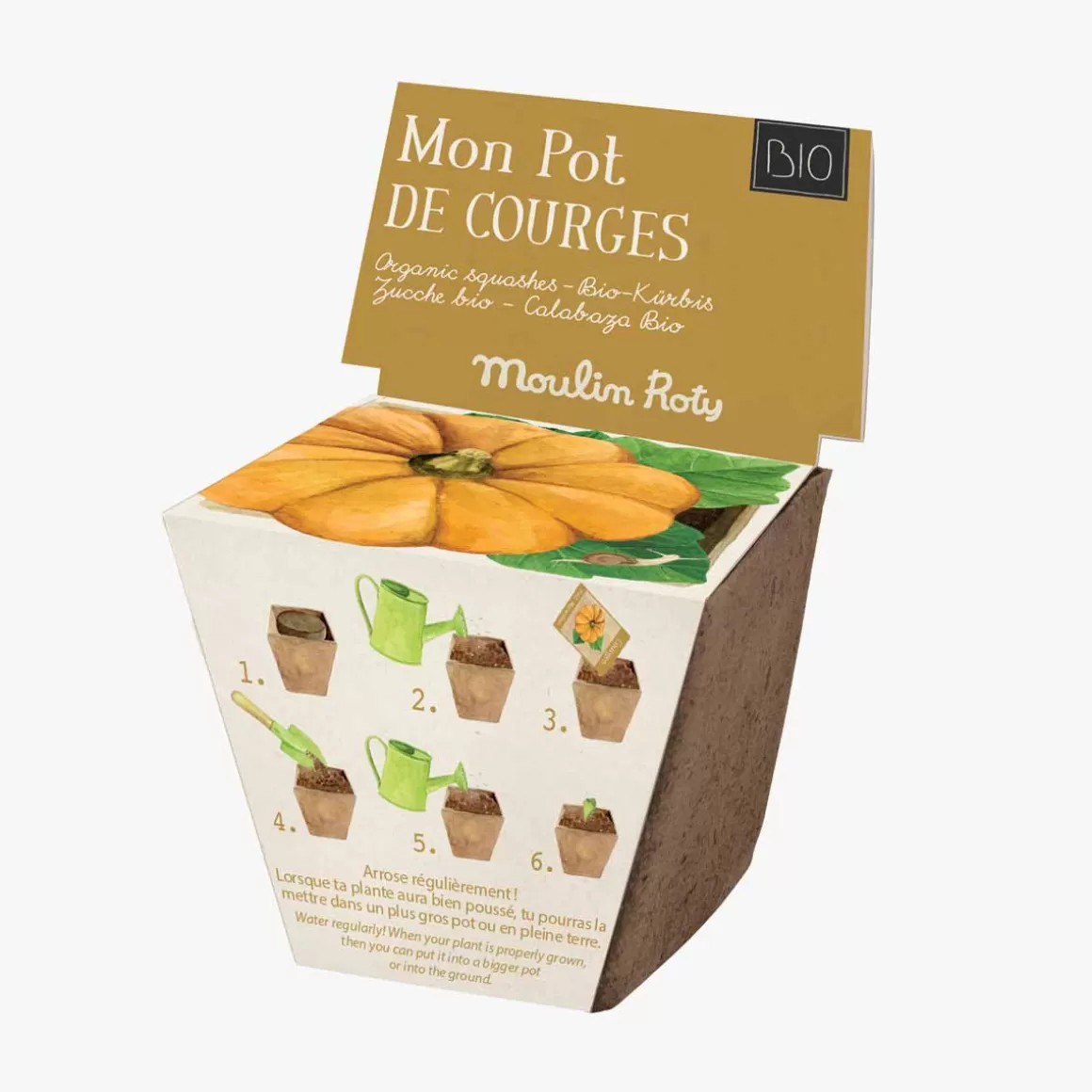 Moulin Roty Pot de graines Courge Bio Outlet