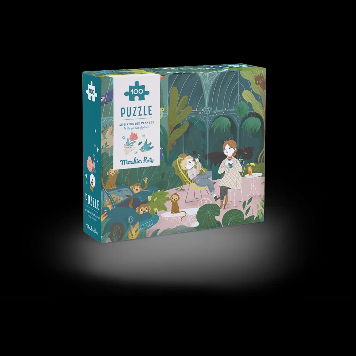 Moulin Roty Puzzle Au jardin des plantes 100 pcs Cheap