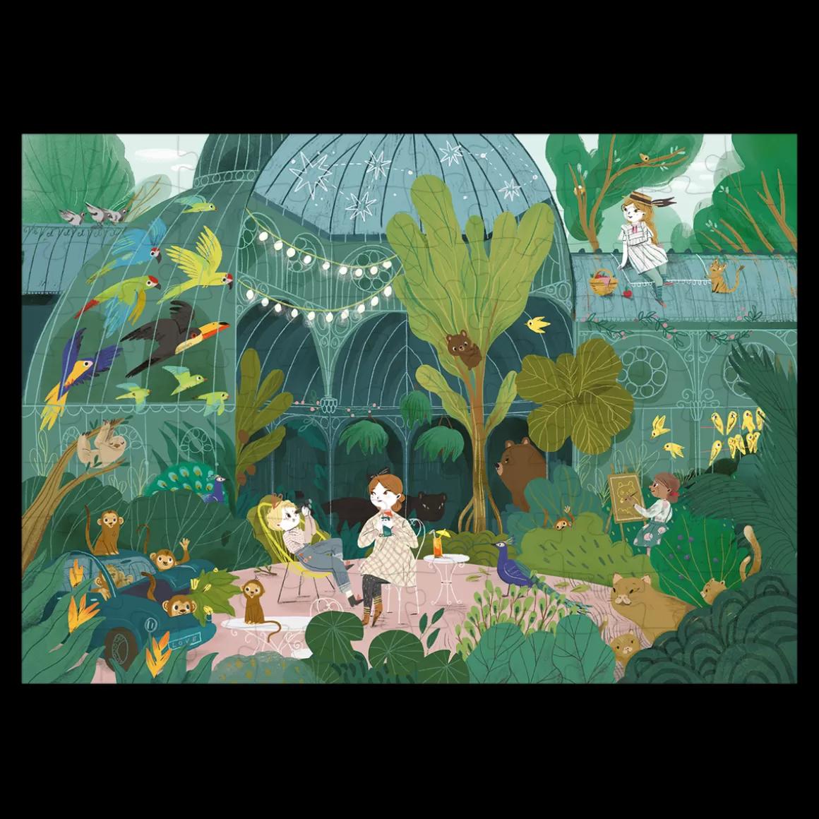 Moulin Roty Puzzle Au jardin des plantes 100 pcs Cheap