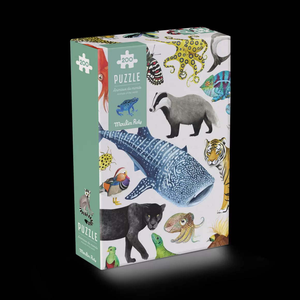 Moulin Roty Puzzle Les animaux du monde 200 pcs Sale