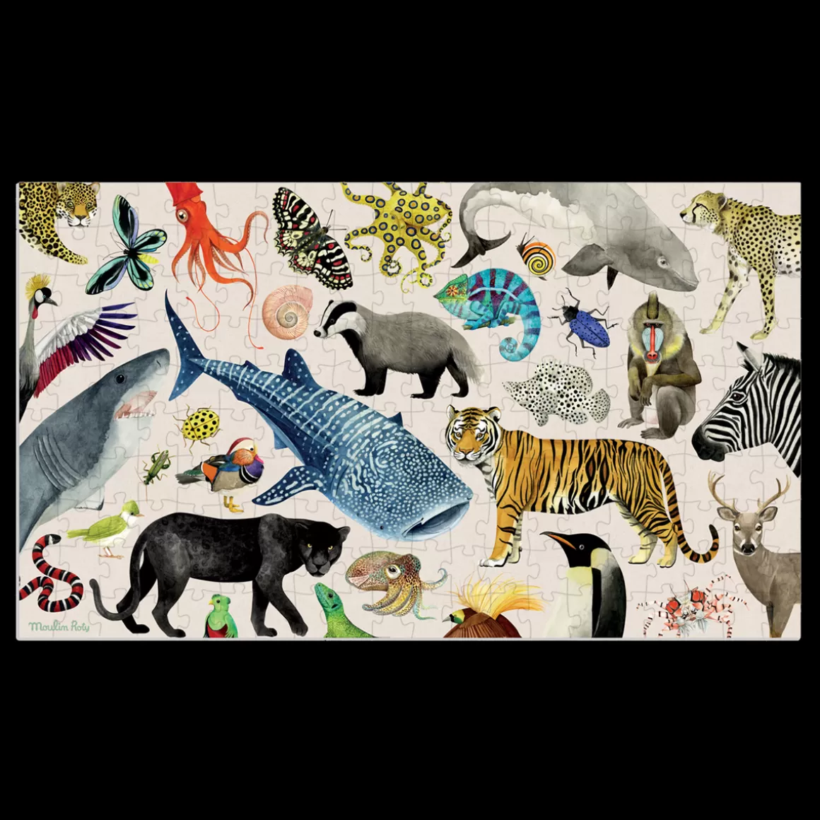 Moulin Roty Puzzle Les animaux du monde 200 pcs Sale