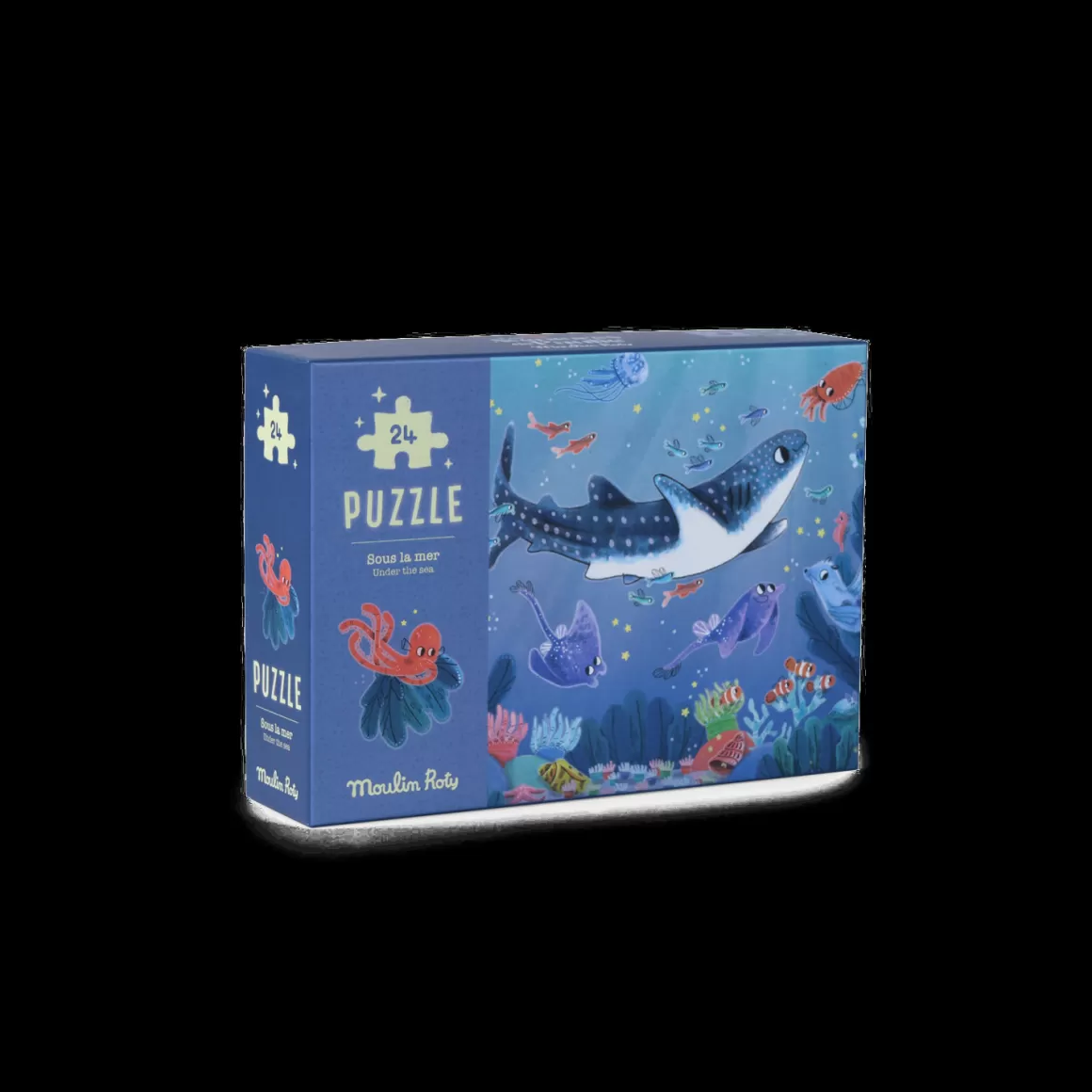 Moulin Roty Puzzle phosphorescent Sous la mer 24 piu00e8ces Store