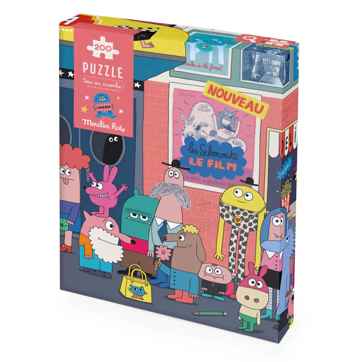 Moulin Roty Puzzle Tous au cinoche ! 200 pcs Discount