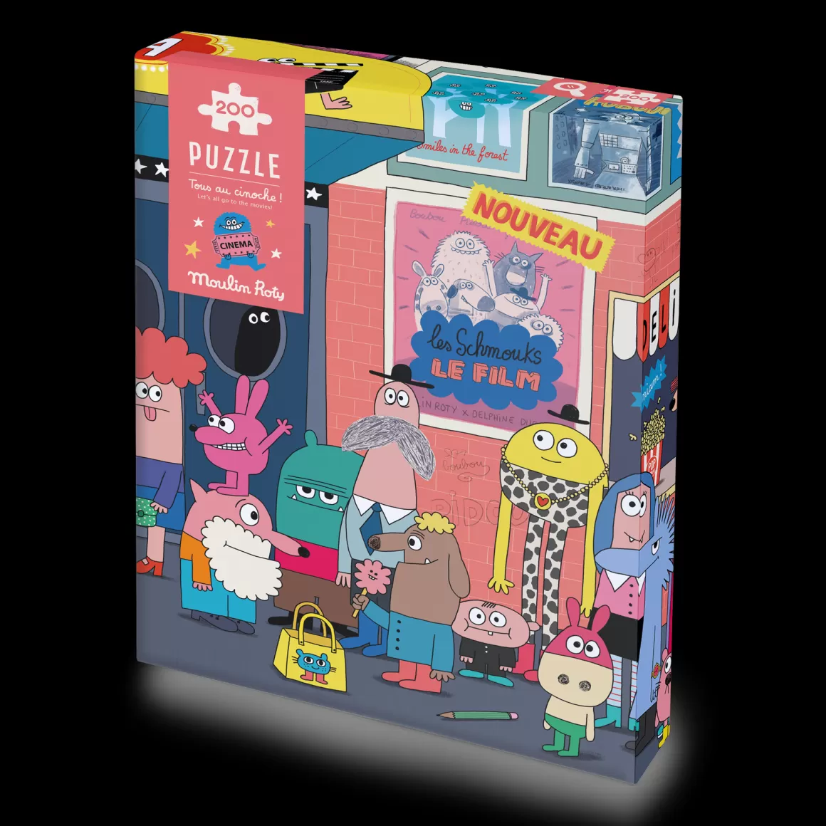 Moulin Roty Puzzle Tous au cinoche ! 200 pcs Discount