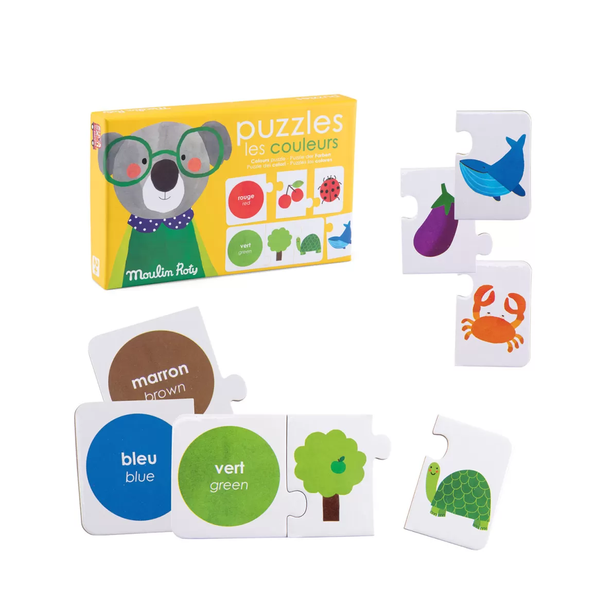 Moulin Roty Puzzles les couleurs Shop