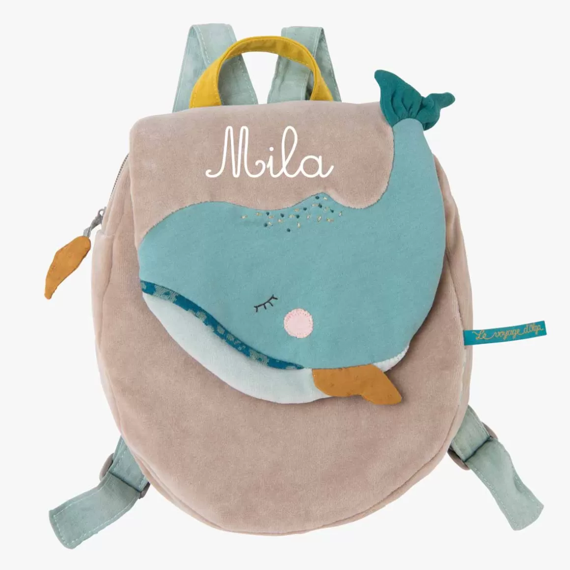 Moulin Roty Sac u00e0 dos u00e0 broder Baleine Fashion