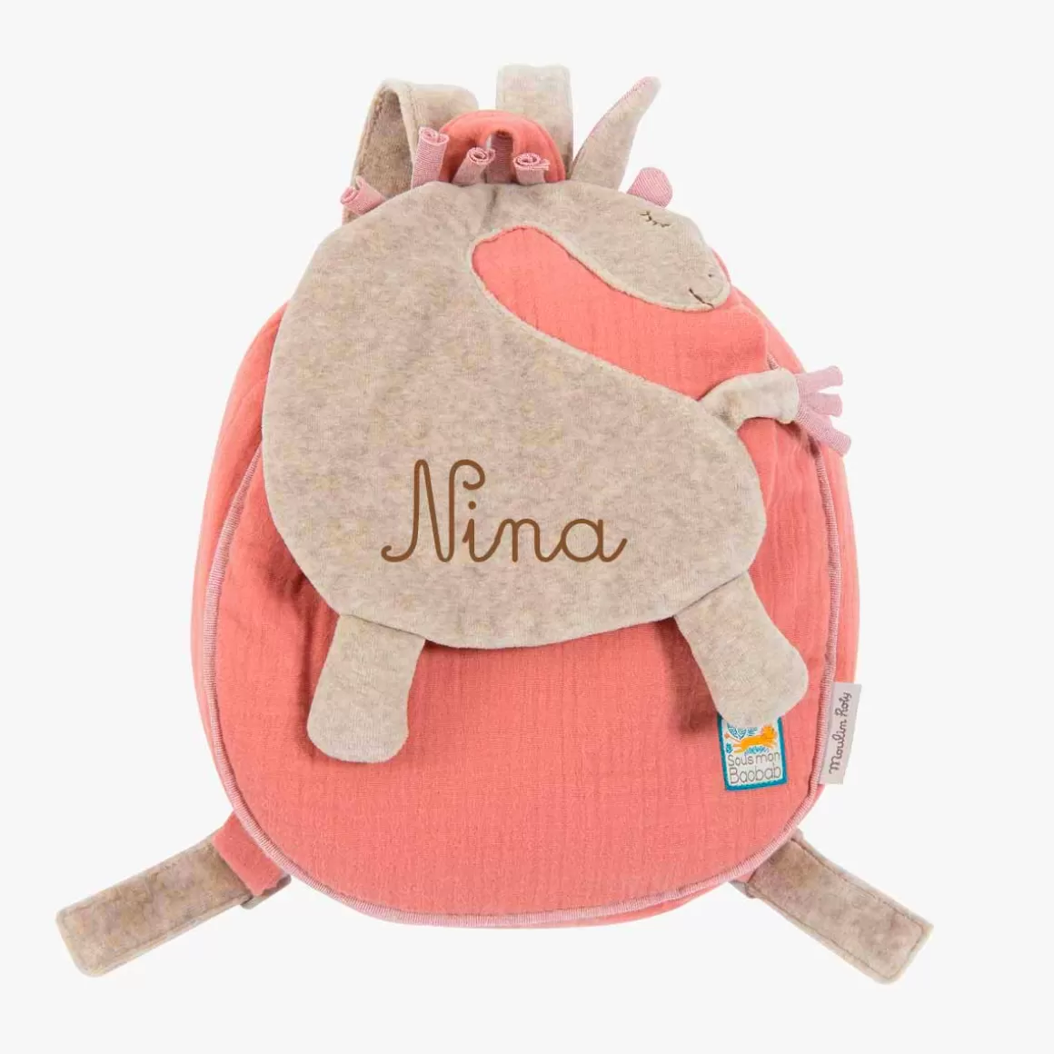 Moulin Roty Sac u00e0 dos u00e0 broder girafe Cheap