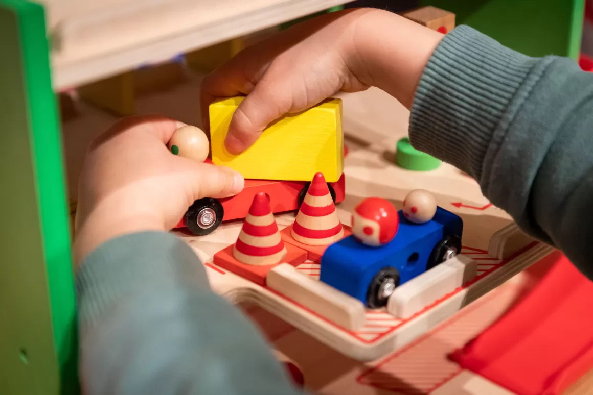 Moulin Roty Set voiture et camions en bois Hot