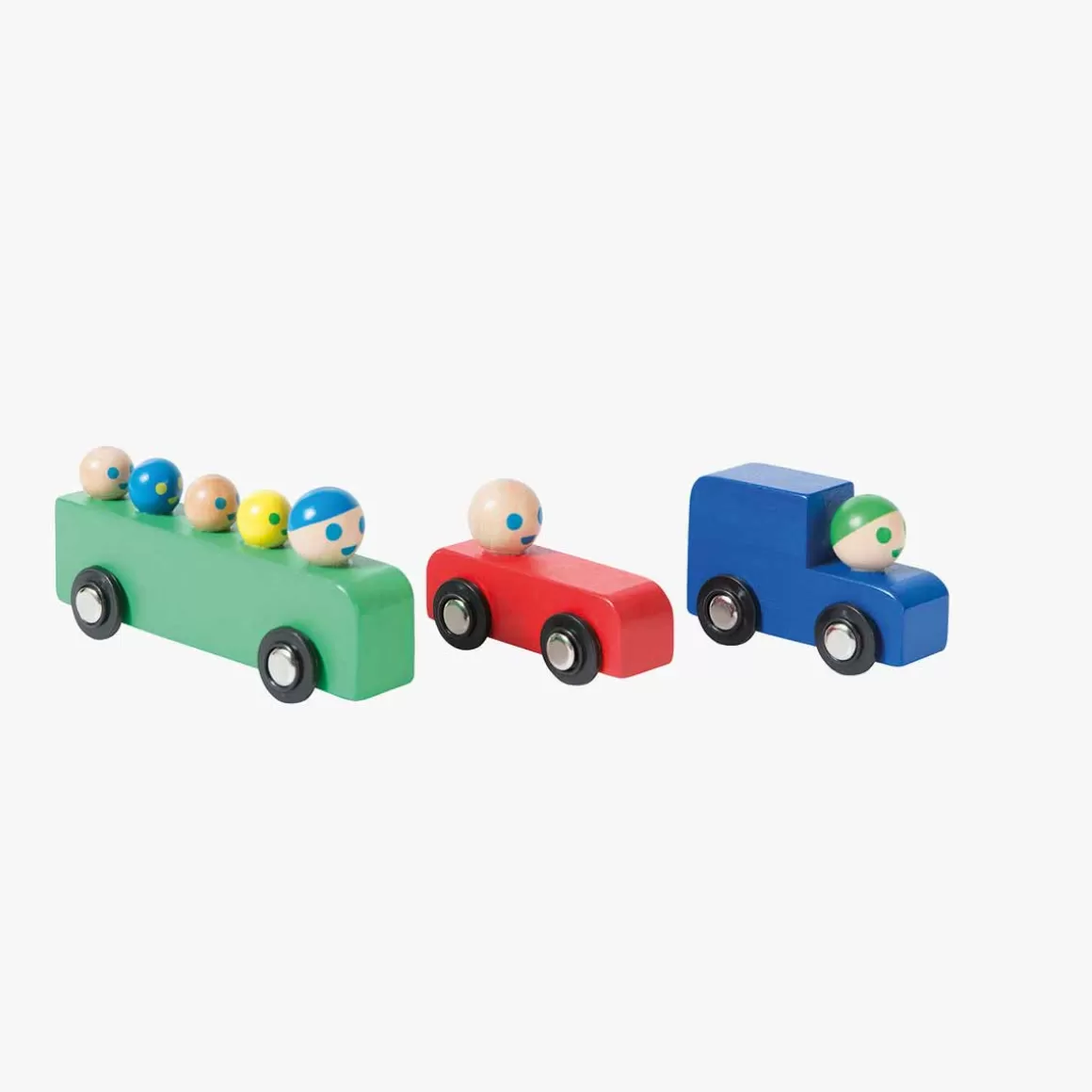 Moulin Roty Set voitures et bus en bois Outlet